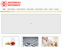 Tablet Screenshot of biochemperu.com